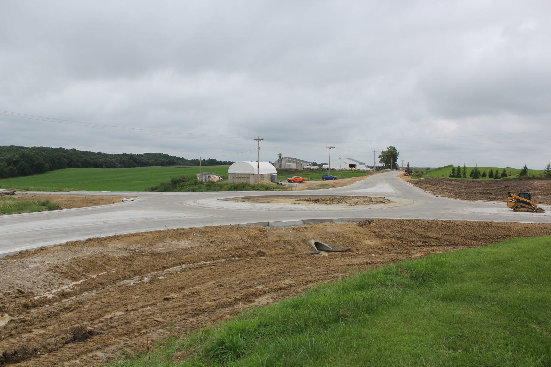 Roundabout is open for school